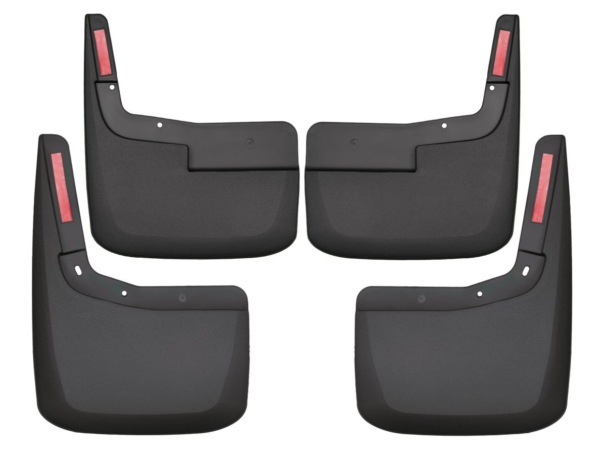 6本セット USA Made Mud Guards For Canyon Husky Liners 4-Piece Front & Rear