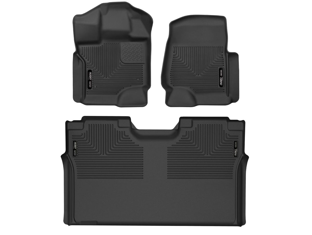 Husky Liners Weatherbeater Combo Front & 2nd Seat Black Floor Liners | Toyota Camry (12) (98901)