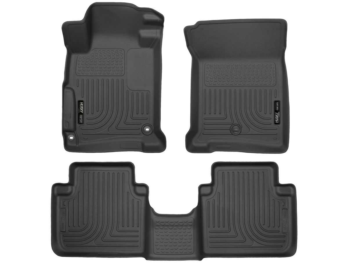 Husky Liners Tappetini Auto Su Misura WeatherBeater – Prima E Seconda Fila Per Honda CR-V (Neri)